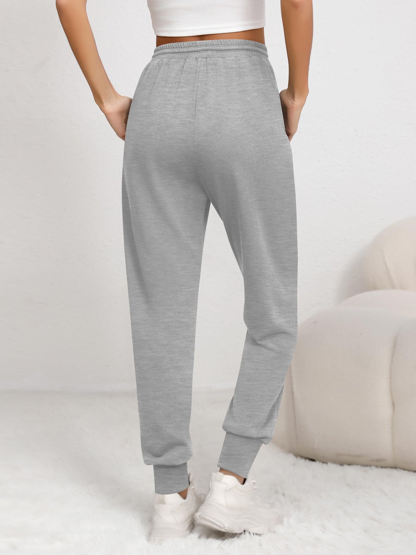 Missufe Women’s High Waist Jogging Sweatpants