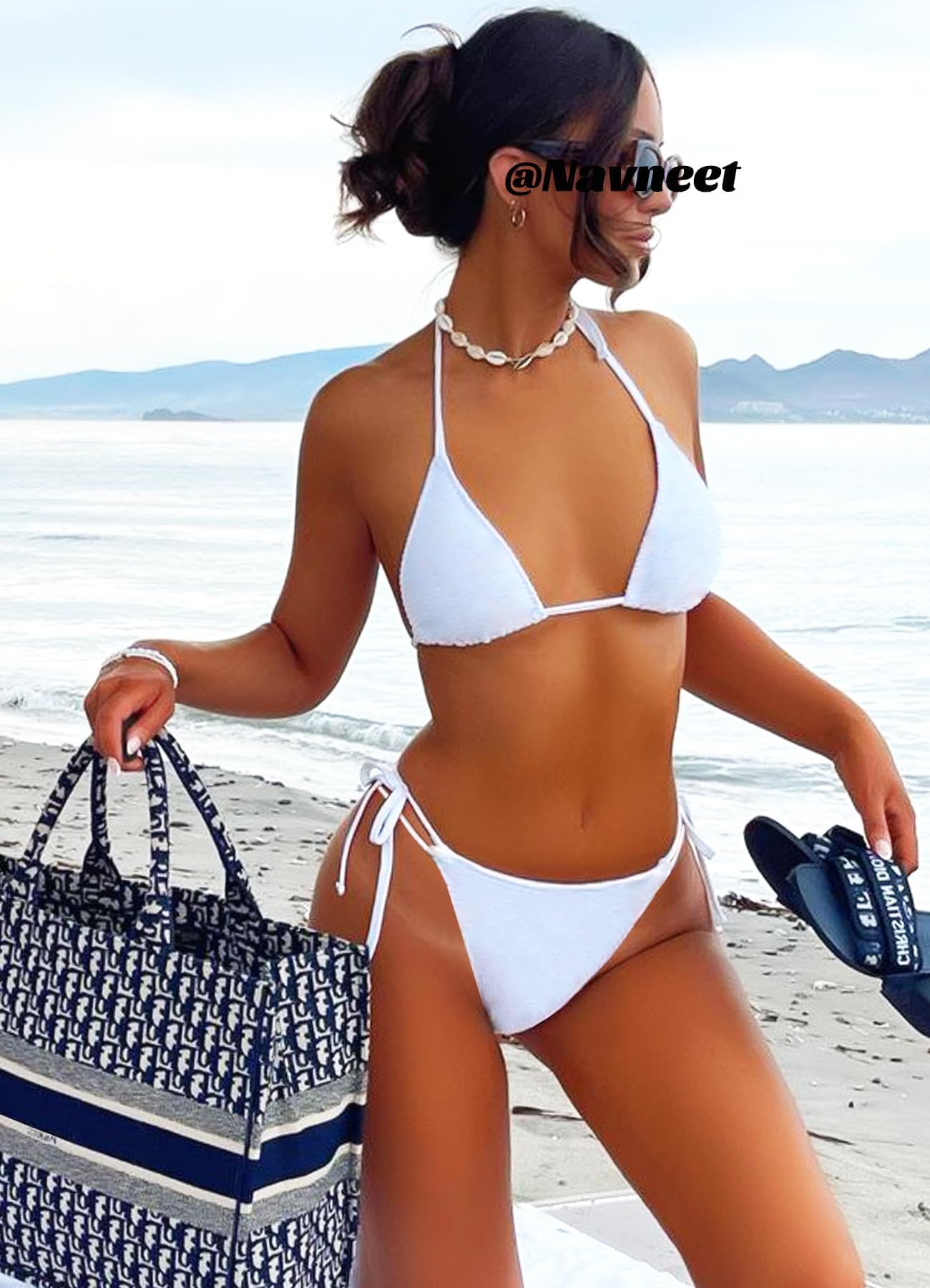 Navneet Women's Bikini Set - Triangle String Sexy Swimsuit