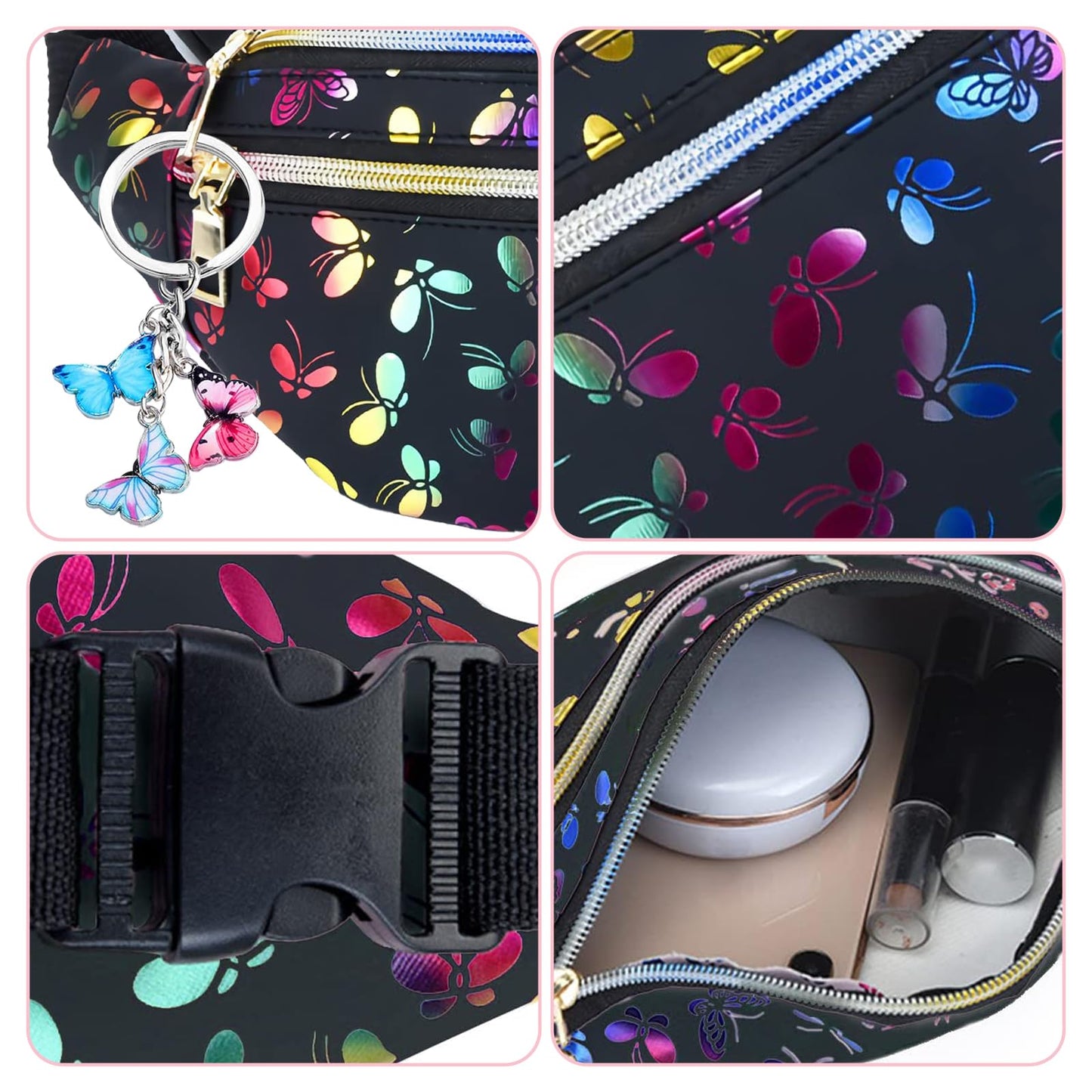 Stylish Waist Bag for Men & Women – Adjustable Hip Bag