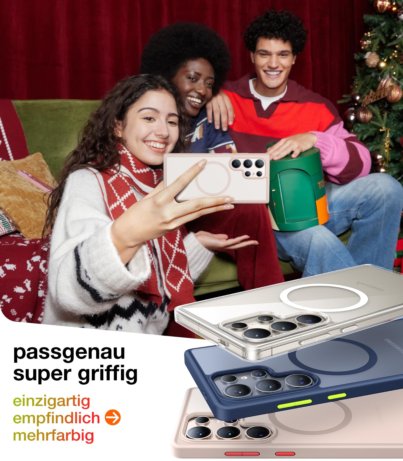 TORRAS For Samsung Galaxy S25 Ultra Case for MagSafe No.1 Protective Power and Magnetic Force S25 Ultra Case Military Level Shockproof Scratch-Resistant with Airbags Hard Case Protective Case Guardian 