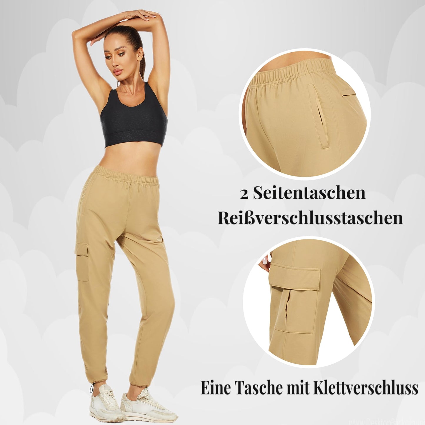 Women’s Lightweight Outdoor Hiking Pants – Quick-Dry, UV Protection
