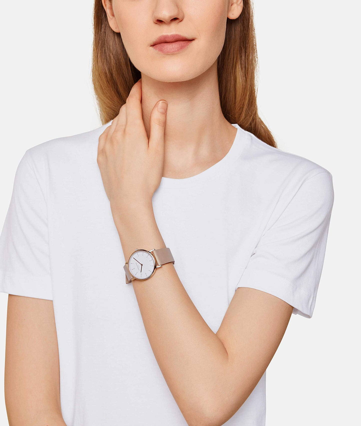 Liebeskind Damen Analog Quarz Armbanduhr mit Lederarmband