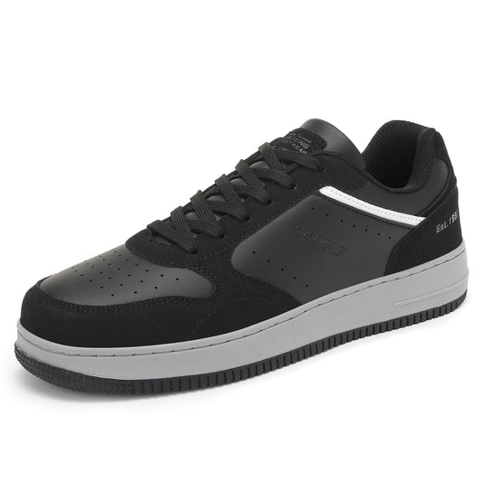 AX BOXING Men’s Casual Trainers – Lightweight Breathable Faux Leather Sneakers