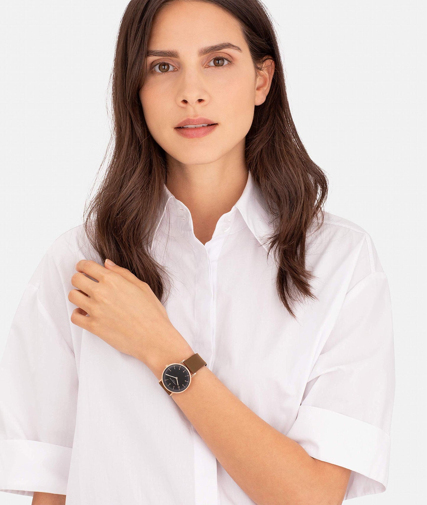 Liebeskind Damen Analog Quarz Armbanduhr mit Lederarmband