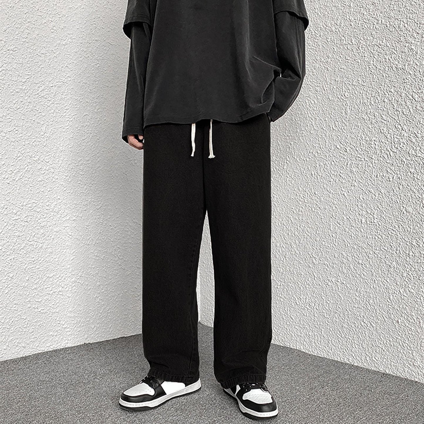Men’s Baggy Y2K Vintage Jeans – Loose Fit Skateboard Streetwear Denim Pants
