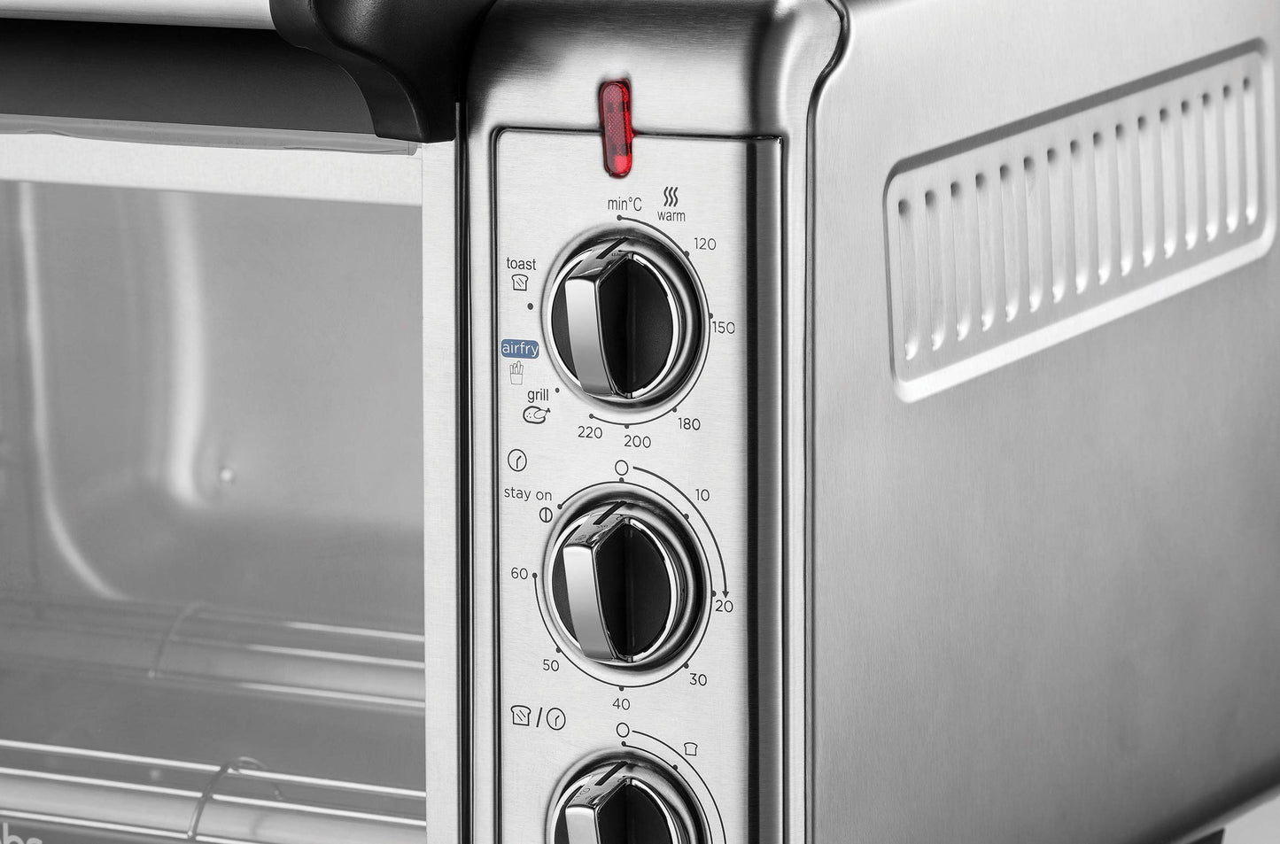 Russell Hobbs Backofen Airfryer [5-in-1: Heißluftfritteuse, Minibackofen, Grill, Toaster, Warmhaltefunktion] Express (20l, Pizza Ø 30cm, inkl. Frittierkorb, Backblech&Grillrost) Umluft- Ofen 26680-56