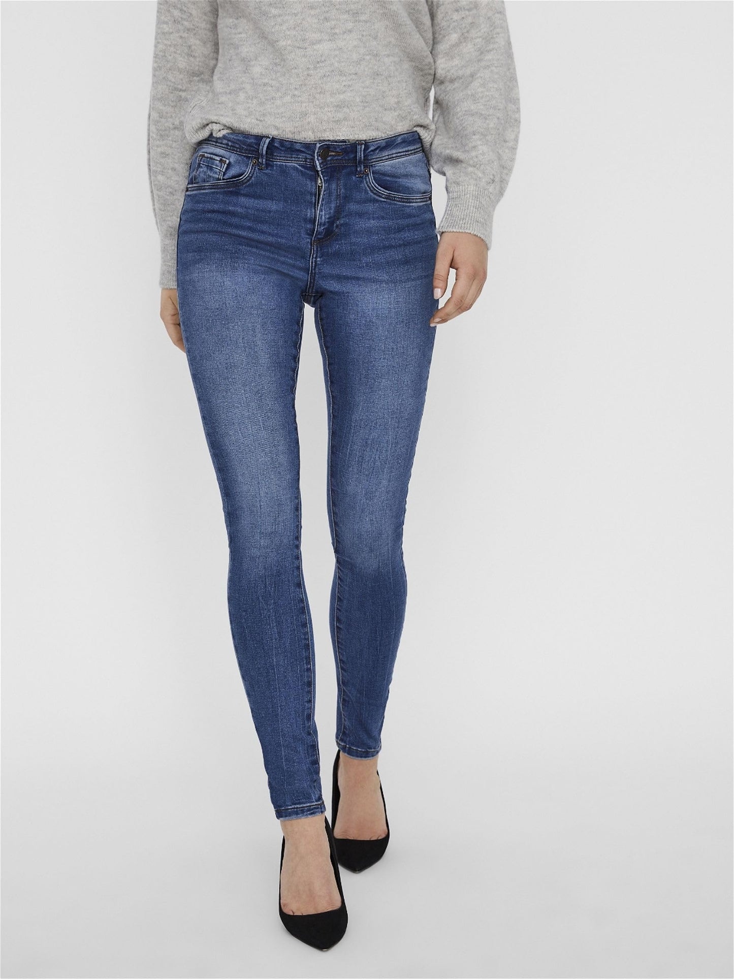 VERO MODA Women’s Tanya Mid Rise Skinny Jeans