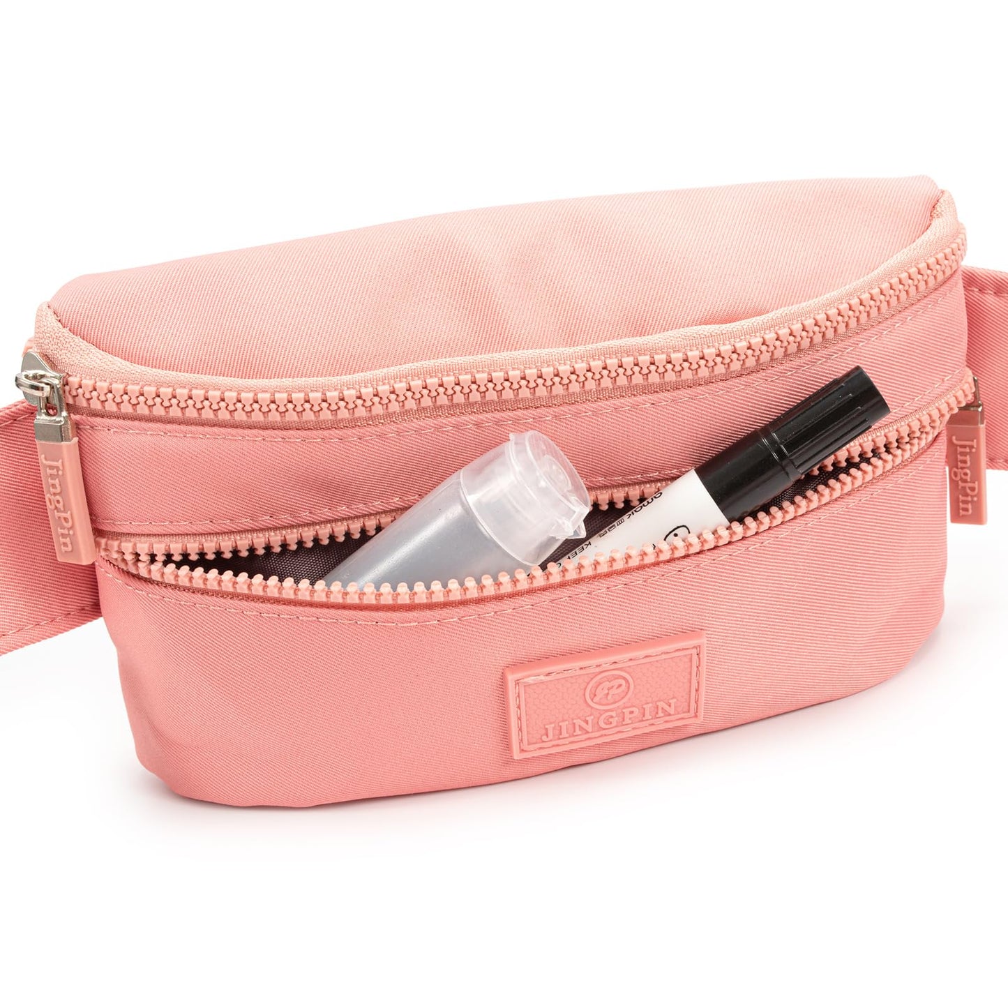 Bauchtasche Herren Und Damen, Fanny Pack, Gürteltasche Herren, wasserdichte Bauchtasche, für Reisen, Radfahren, Arbeit, Sport und Wandern (Schwarz)
