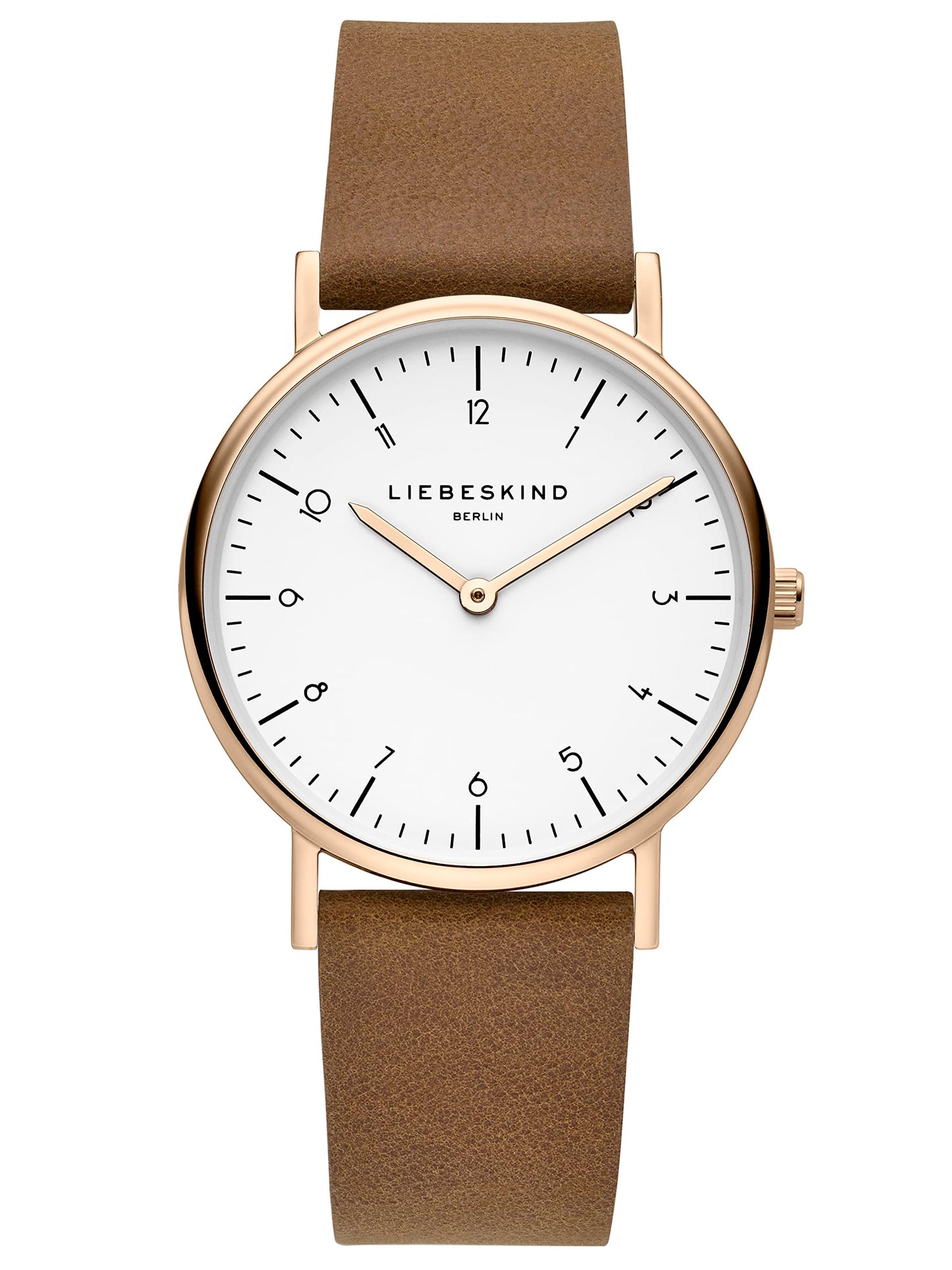 Liebeskind Damen Analog Quarz Armbanduhr mit Lederarmband