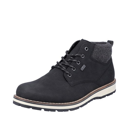 Rieker Men’s Lace-Up Ankle Boots 38419