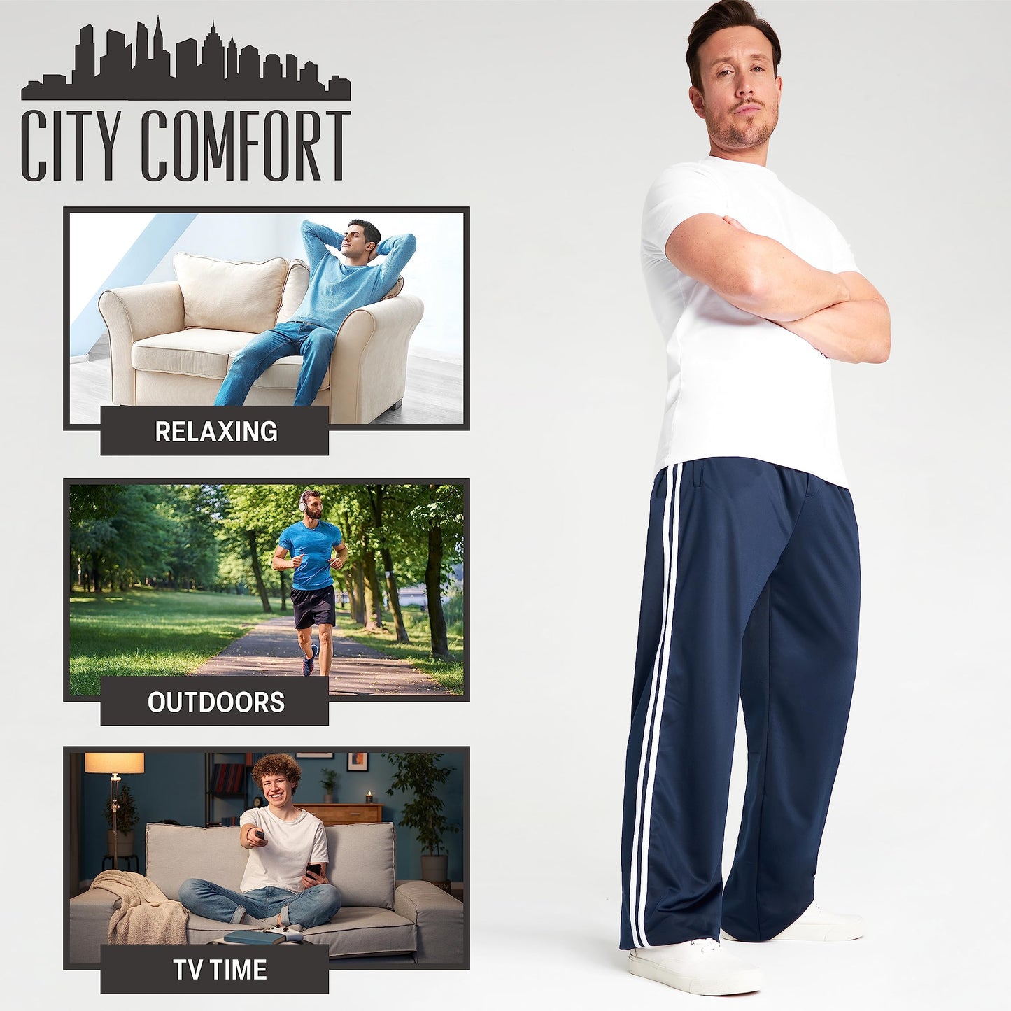 CityComfort Men’s Jogging Pants