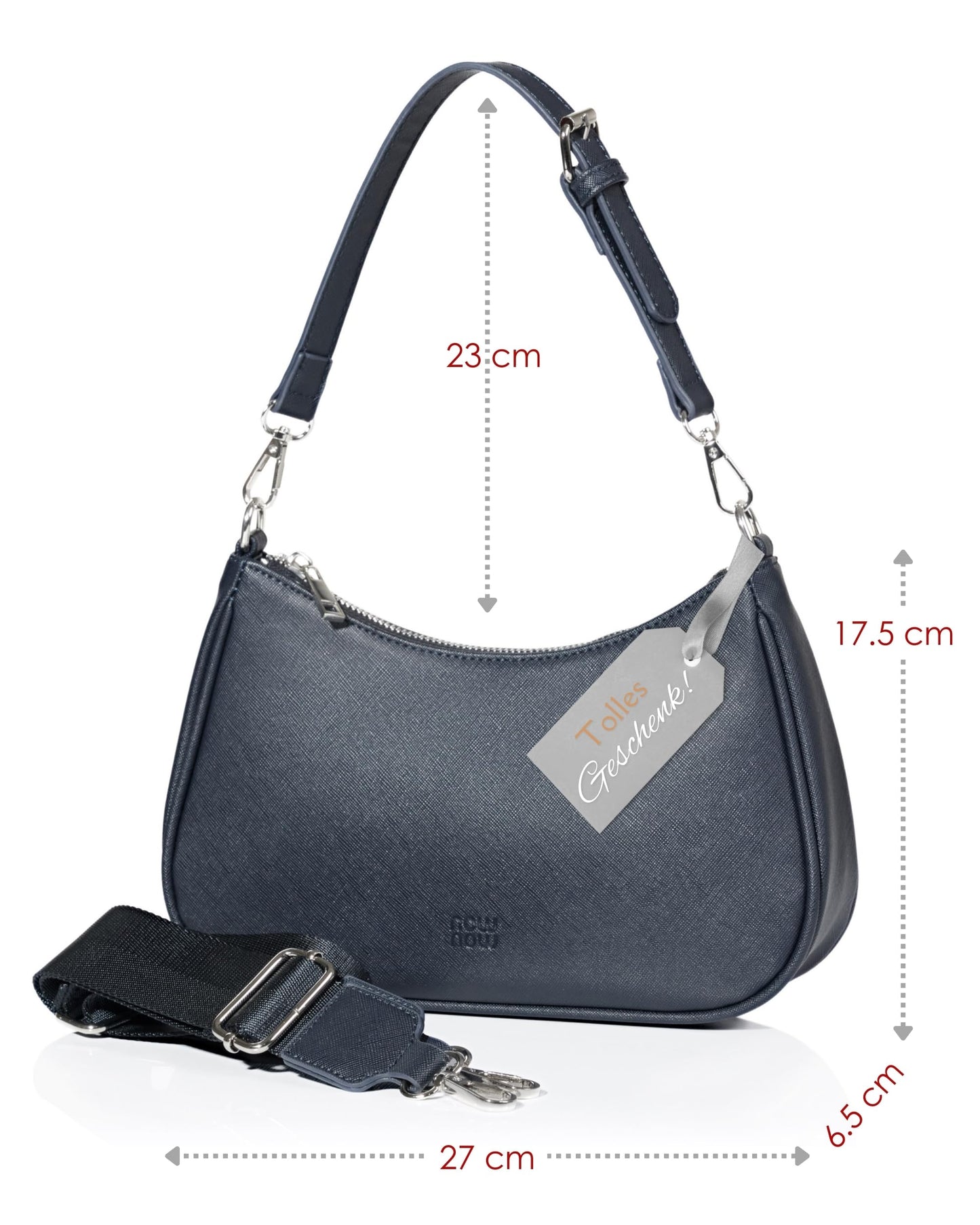 Y2K Half Moon Crossbody Bag for Women