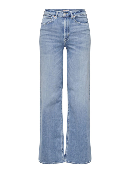 ONLY Women’s Madison Wide-Leg High-Waist Jeans