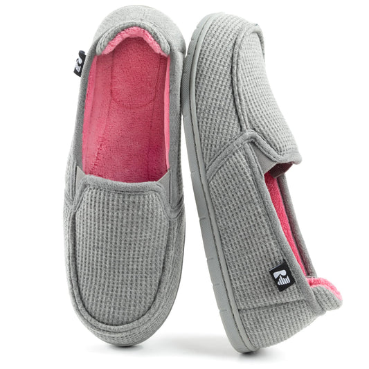 RockDove Ladies Two-Tone Hooded Loafers with Removable Insole
