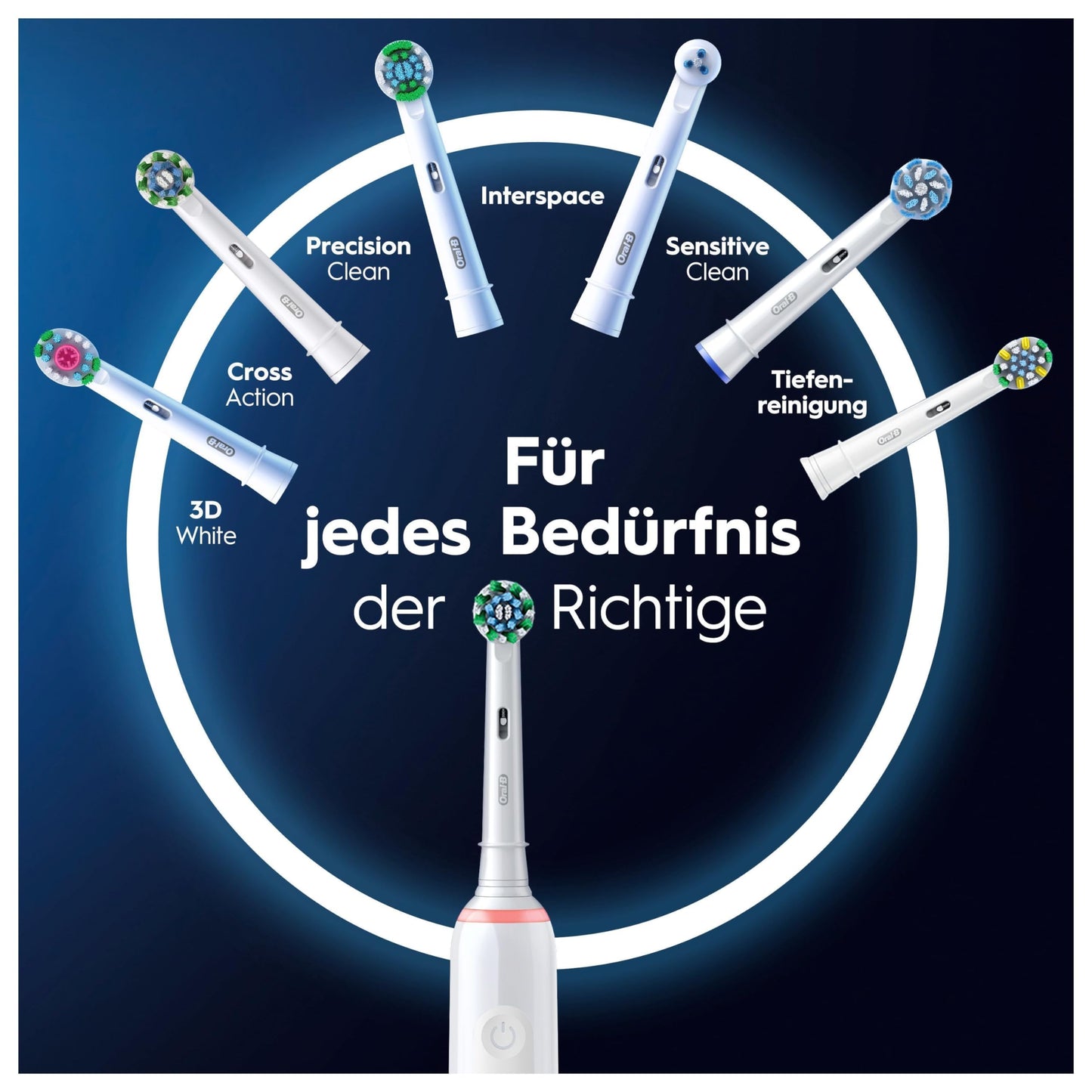 Oral-B PRO 3 3500 Elektrische Zahnbürste/Electric Toothbrush, 2 Aufsteckbürsten, mit 3 Putzmodi und visueller 360° Andruckkontrolle für Zahnpflege, Reiseetui, Geschenk Mann/Frau, schwarz