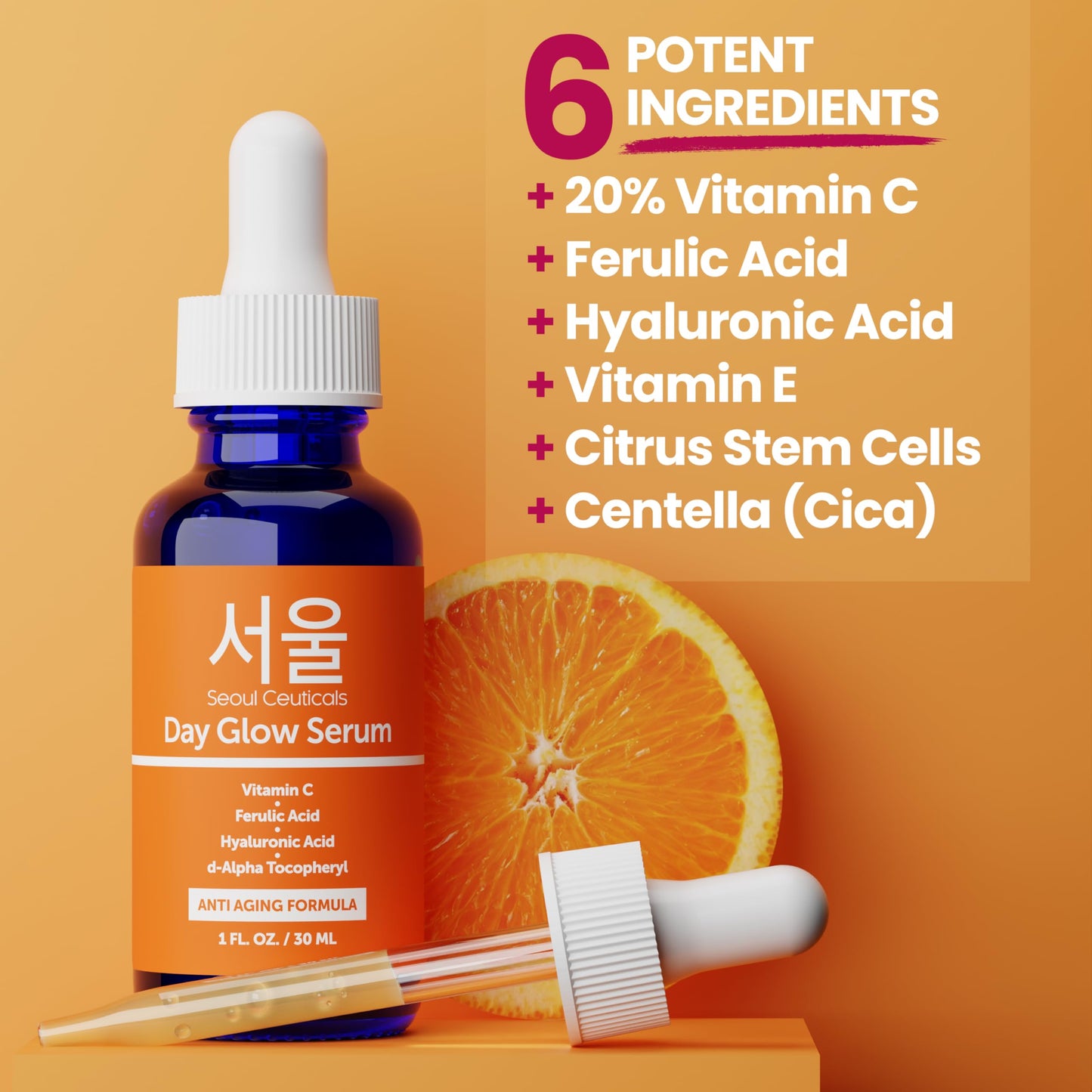 SeoulCeuticals Vitamin C Serum for Bright, Youthful &amp; Hydrated Skin