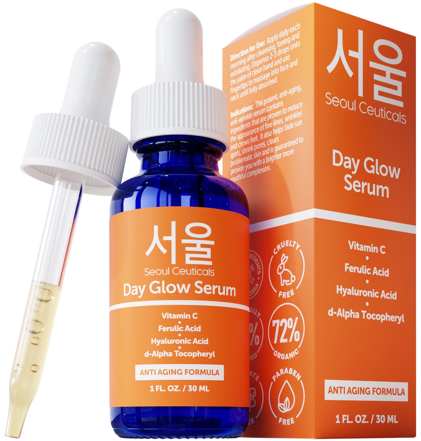 SeoulCeuticals Vitamin C Serum for Bright, Youthful &amp; Hydrated Skin