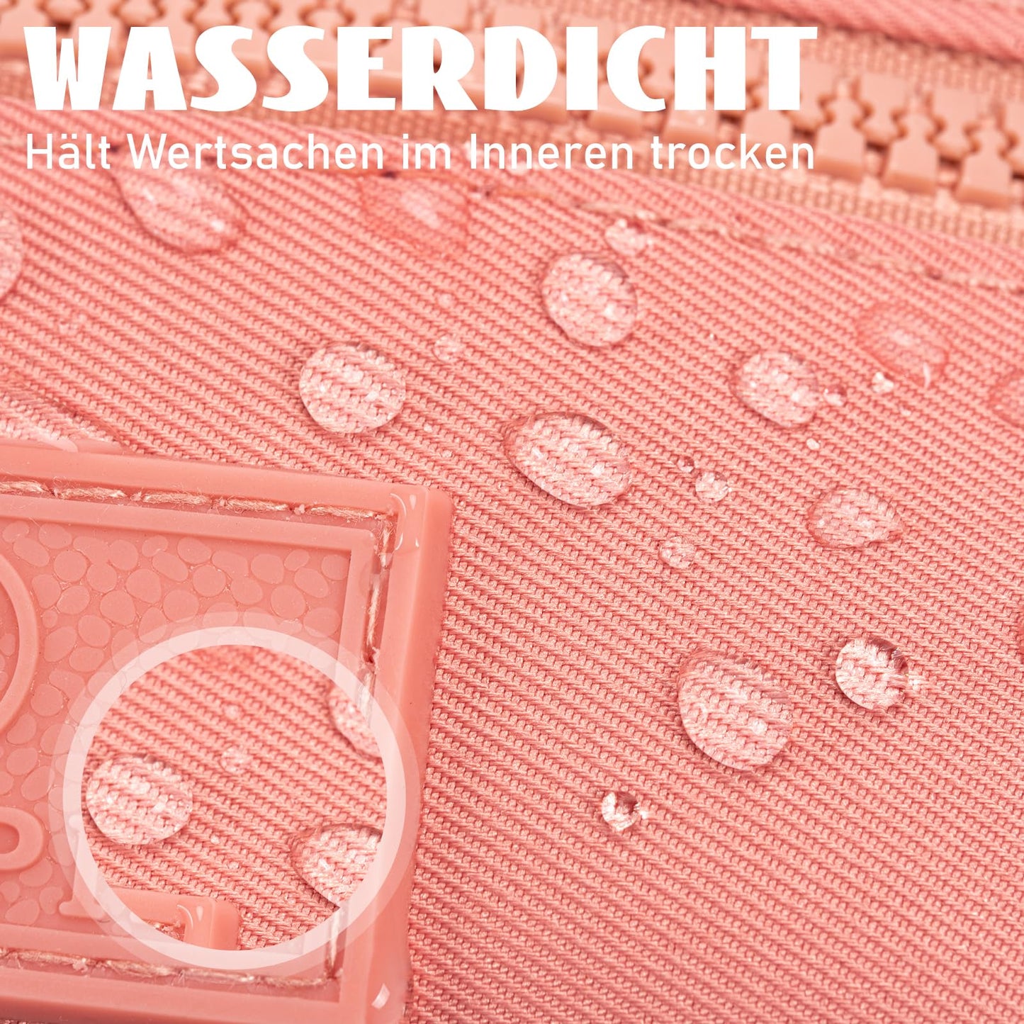 Bauchtasche Herren Und Damen, Fanny Pack, Gürteltasche Herren, wasserdichte Bauchtasche, für Reisen, Radfahren, Arbeit, Sport und Wandern (Schwarz)