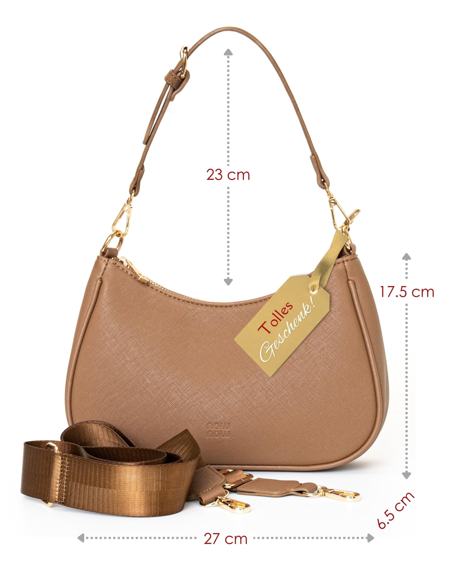 Y2K Half Moon Crossbody Bag for Women