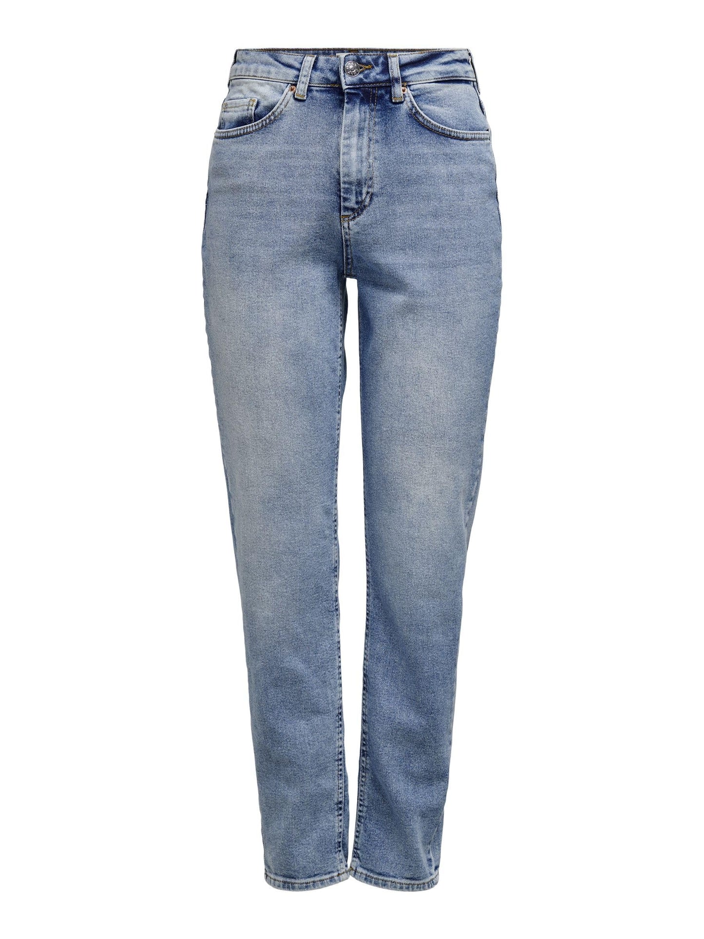 Women’s ONLVENEDA Mom Jeans – High Waist Ankle-Length Denim