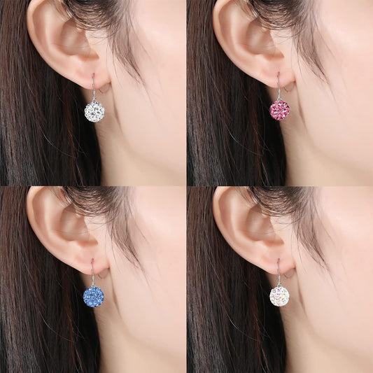 4 Pairs of 925 Sterling Silver Earrings