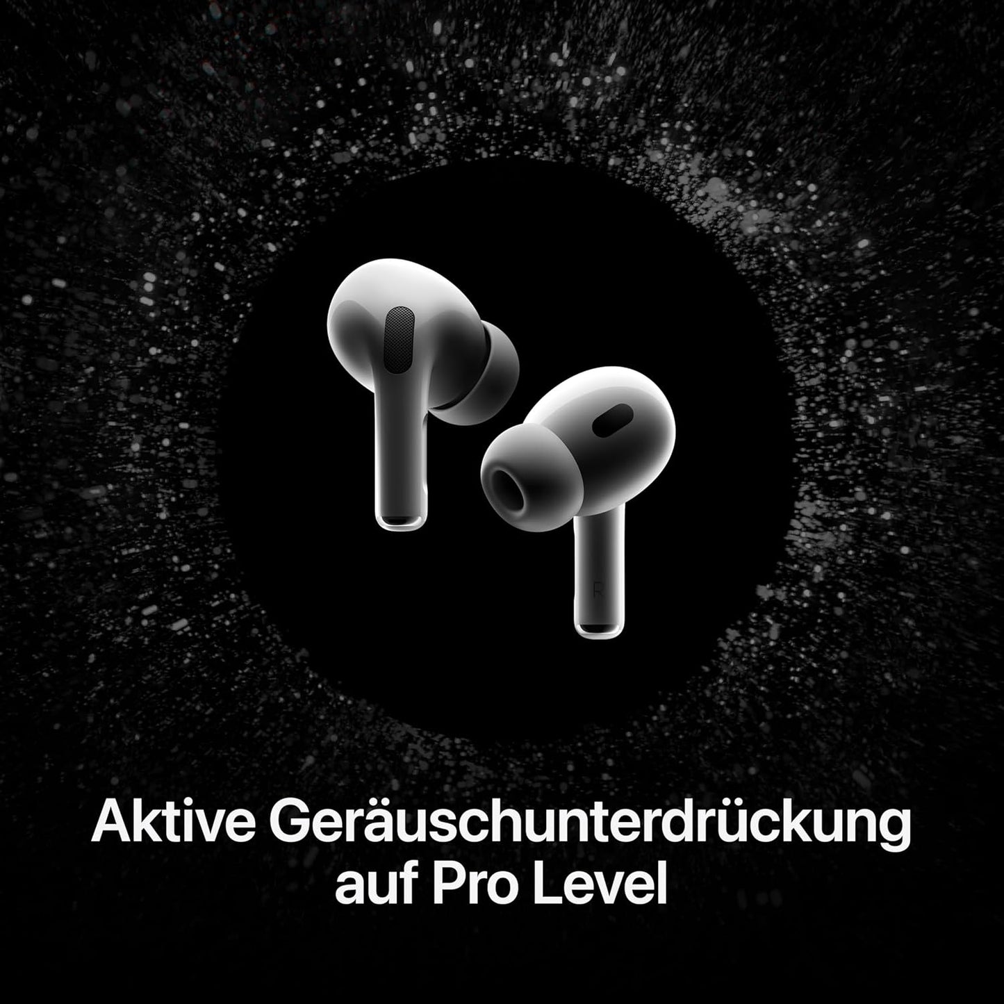 Apple AirPods Pro 2 Wireless In-Ear Headphones, Bluetooth Headphones, Active Noise Cancellation, Hearing Aid Function, Transparency Mode, Personalized 3D Audio, Hi-Fi Sound, H2 Chip, Charging via 