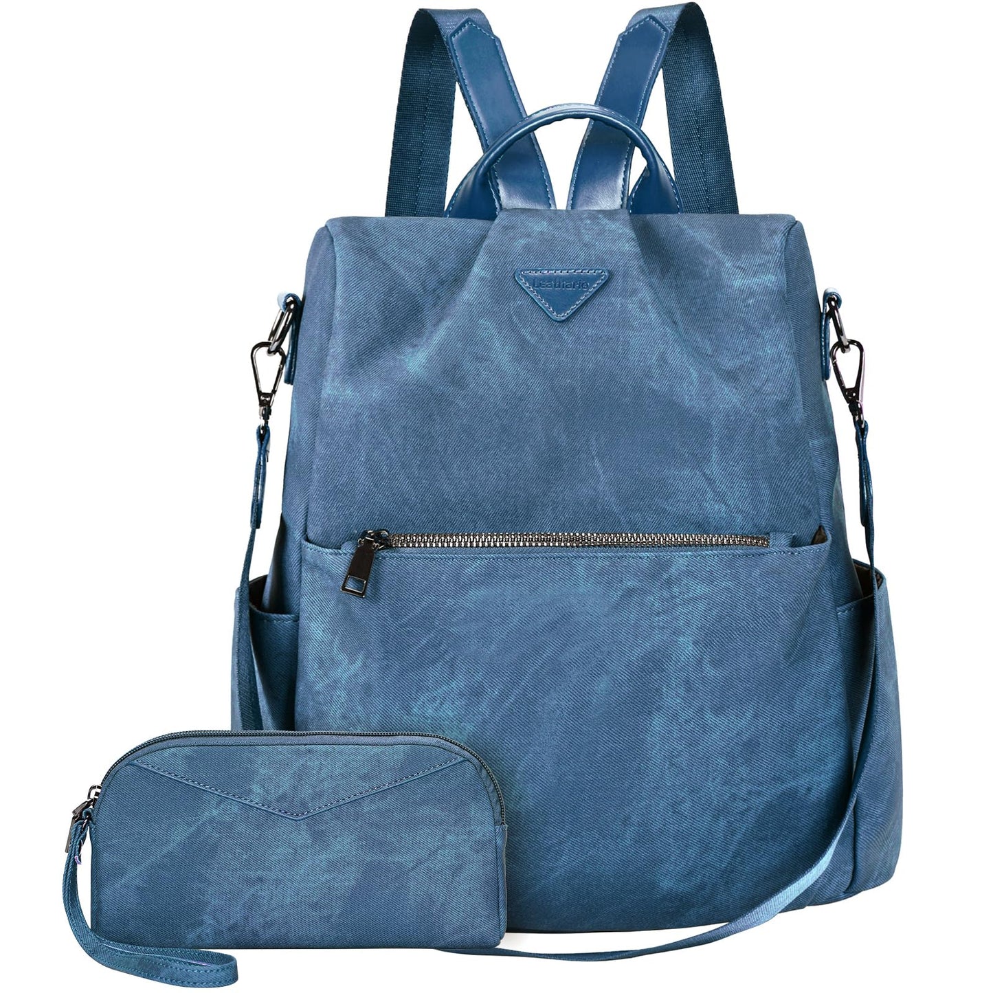 Small Vegan Leather Anti-Theft Backpack for Women