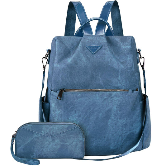 Small Vegan Leather Anti-Theft Backpack for Women