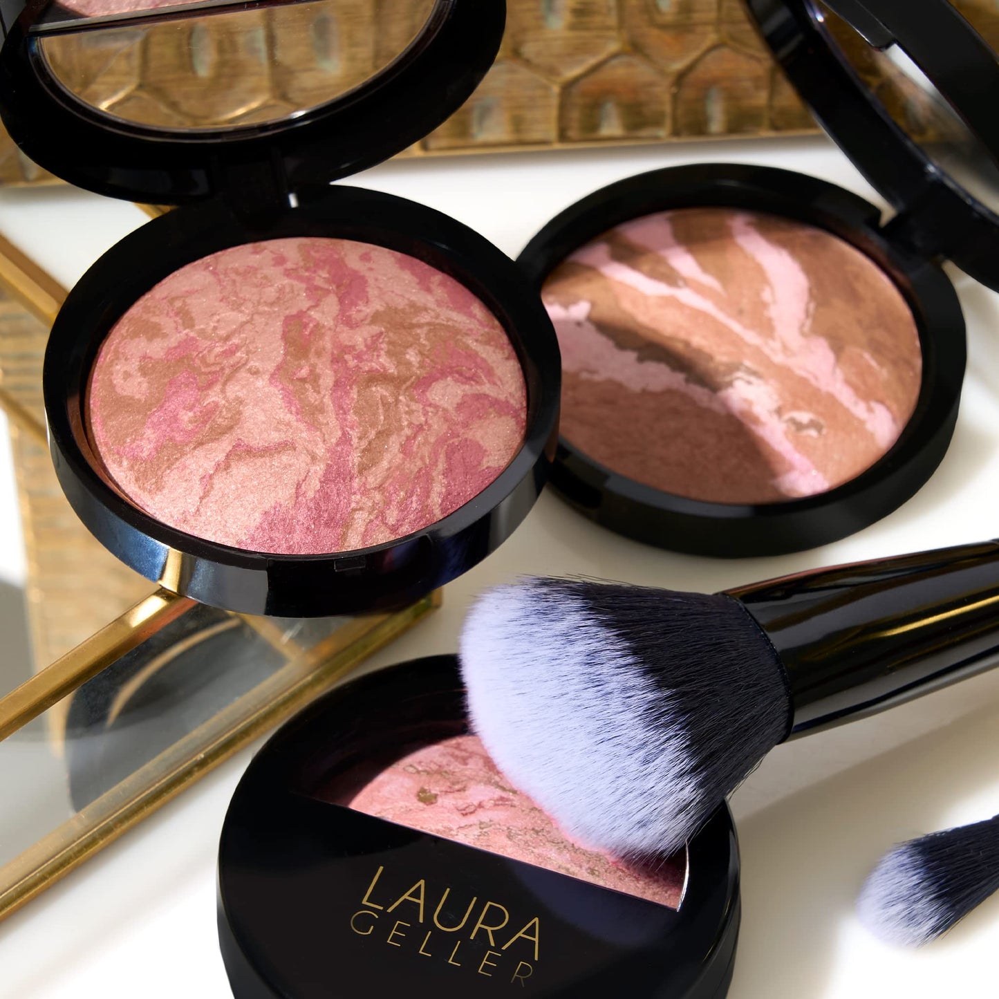 LAURA GELLER Baked Blush-n-Brighten – Sunlit Rose
