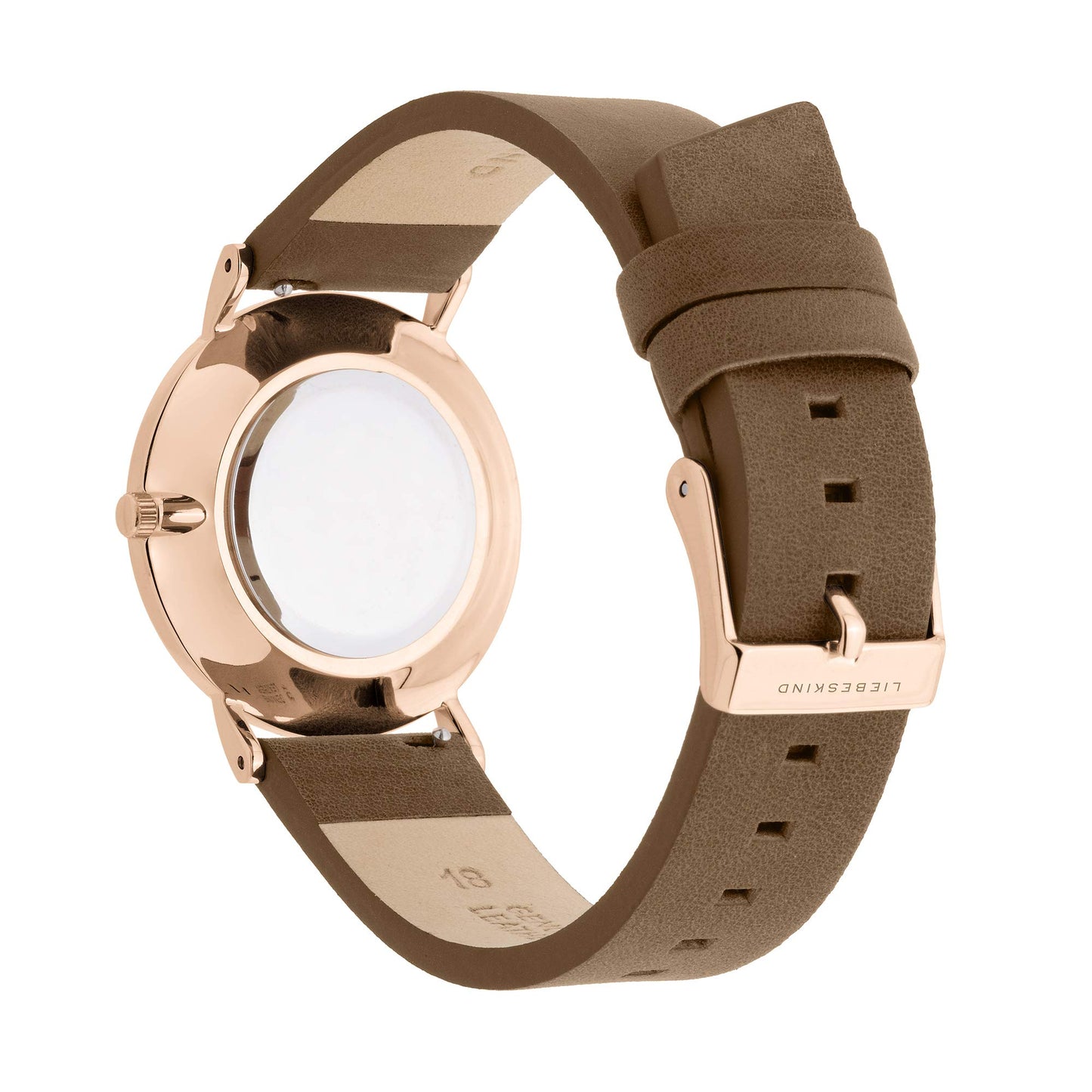 Liebeskind Damen Analog Quarz Armbanduhr mit Lederarmband