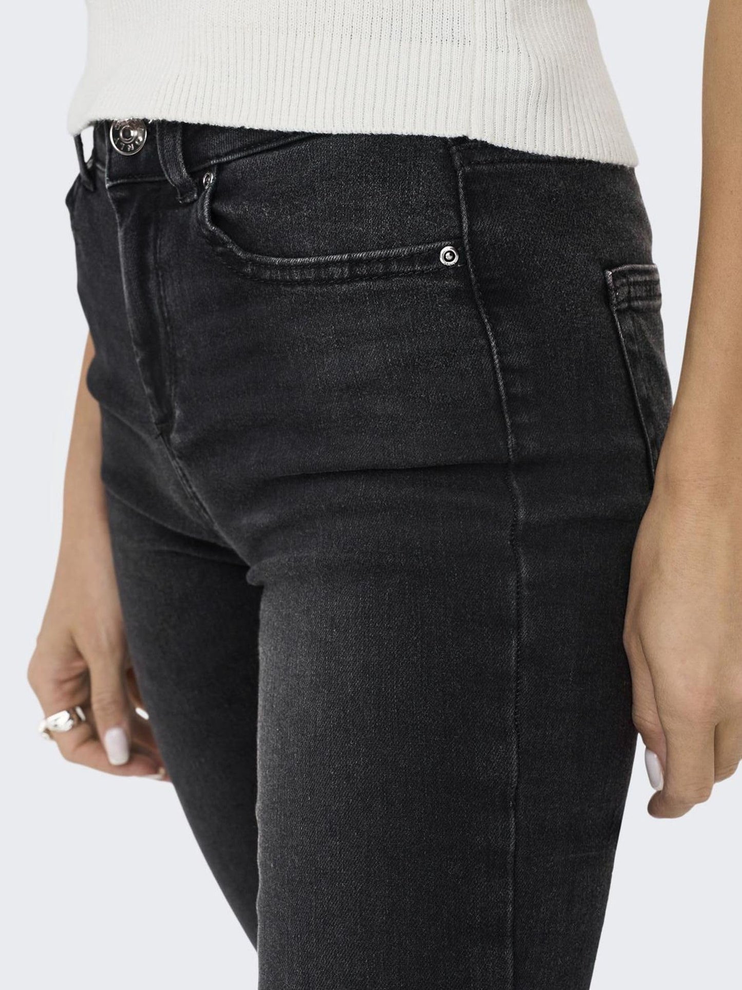 ONLY Women’s Blush Mid-Rise Skinny Fit Jeans