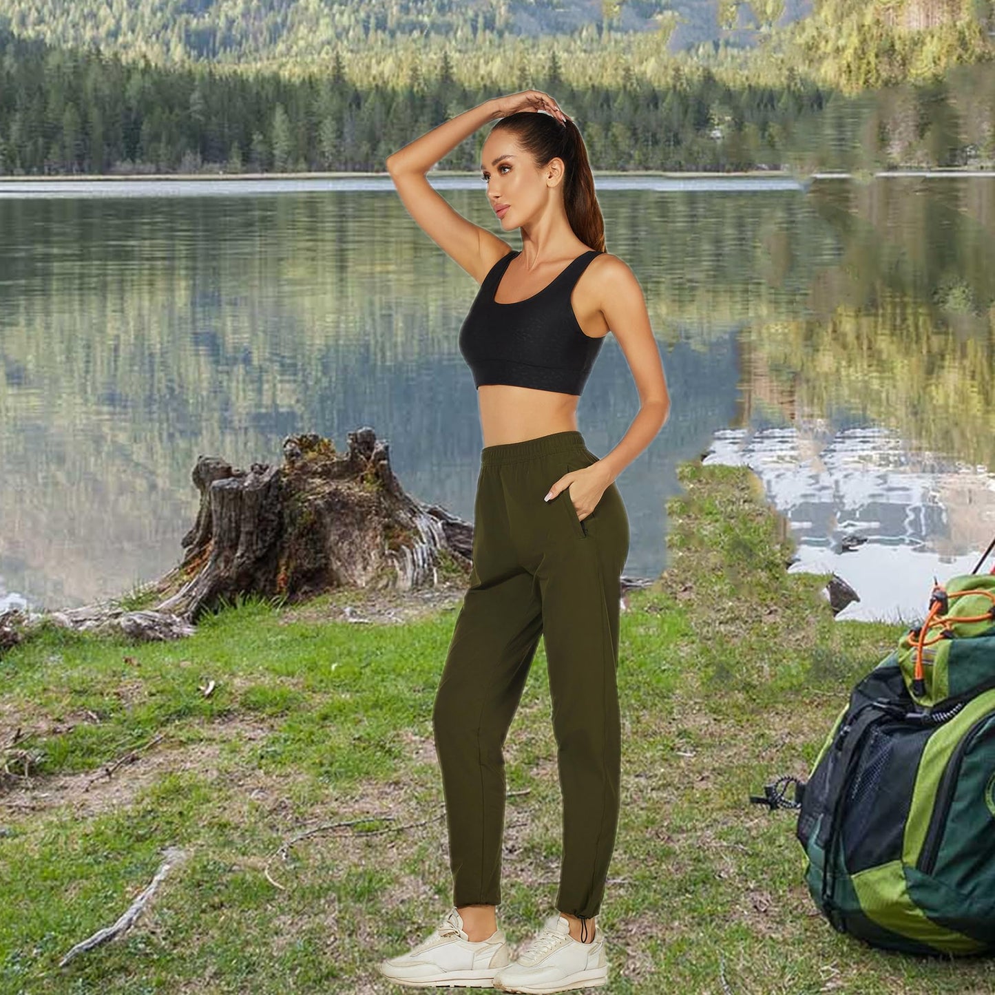 Women’s Lightweight Outdoor Hiking Pants – Quick-Dry, UV Protection