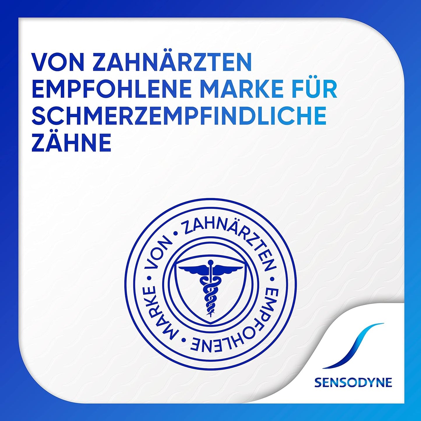 Sensodyne Sensitiv Fluorid Zahnpasta, 75ml, tägliche Zahncreme zum Schutz vor Karies, bei schmerzempfindlichen Zähnen