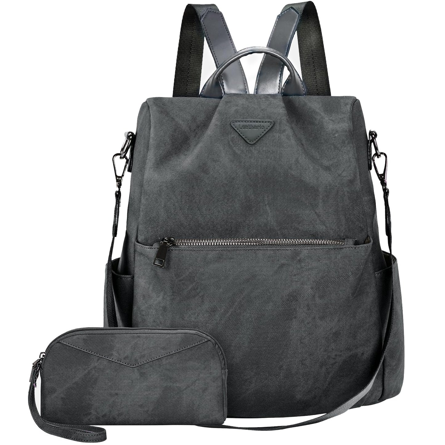 Small Vegan Leather Anti-Theft Backpack for Women