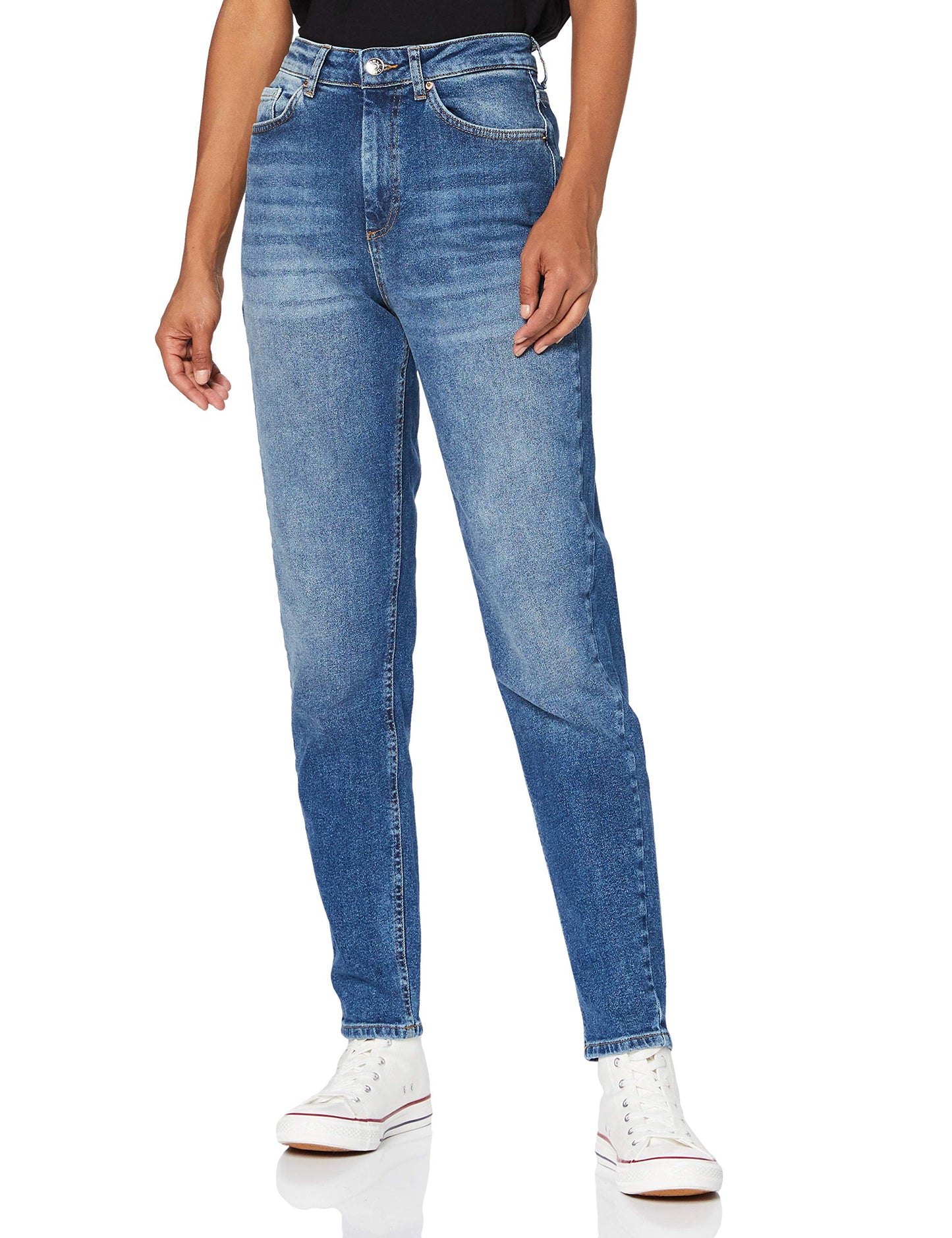 Women’s ONLVENEDA Mom Jeans – High Waist Ankle-Length Denim